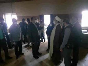 بازدید رئیس کل دادگستری خوزستان و امام جمعه کارون از دادگستری شهرستان