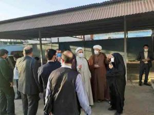 بازدید رئیس کل دادگستری خوزستان و امام جمعه کارون از دادگستری شهرستان