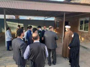 بازدید رئیس کل دادگستری خوزستان و امام جمعه کارون از دادگستری شهرستان