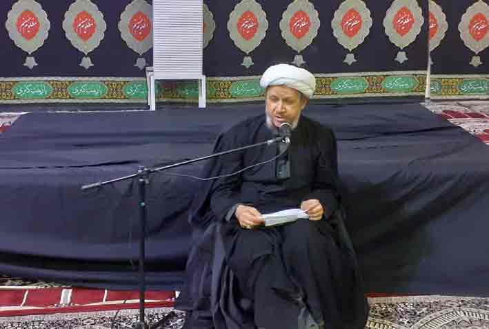مراسم روضه خوانی امام جمعه کارون