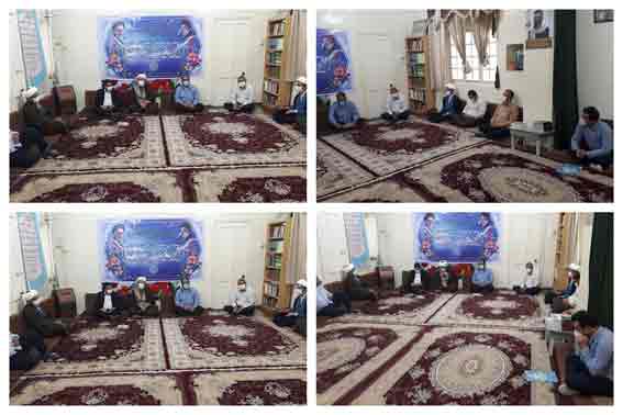 دیدار مسئول و اعضای شورای هماهنگی تبلیغات اسلامی با امام جمعه کارون