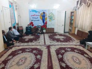 دیدار رئیس بیمارستان سینا با با امام جمعه کارون