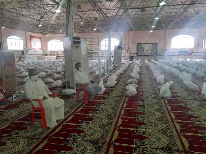چهارمین مرحله کمک مومنانه در مصلی کارون برگزار شد