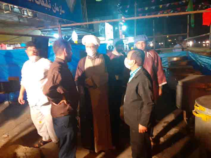 سرکشی امام جمعه کارون از محل های پخت و توزیع غذای گرم