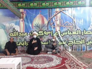 بازدیدامام جمعه شهرستان ازمواکب وایستگاه صلواتی