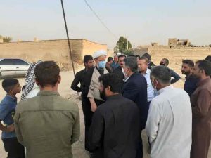 بازدید نماینده ولی فقیه و امام جمعه کارون از کوی منتظری