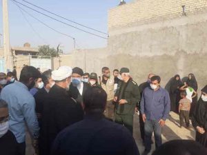 مراسم کلنگ زنی احداث 50 واحد مسکونی