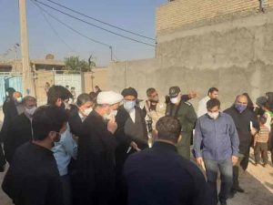 مراسم کلنگ زنی احداث 50 واحد مسکونی