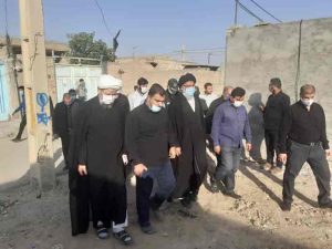 مراسم کلنگ زنی احداث 50 واحد مسکونی