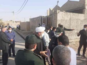 مراسم کلنگ زنی احداث 50 واحد مسکونی