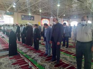 نماز وحدت ادارات در مصلی امام علی(ع) برگزار شد.