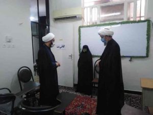 بازدید امام جمعه کارون از حوزه علمیه خواهران