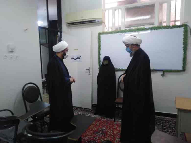 بازدید امام جمعه کارون از حوزه علمیه خواهران