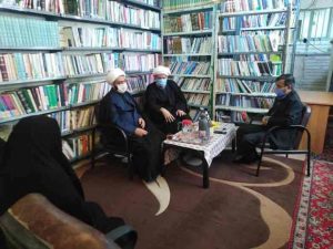 بازدید امام جمعه کارون از حوزه علمیه خواهران