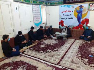 دیدار مسئول سازمان تبلیغات و مداحان با امام جمعه کارون