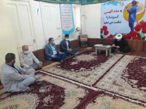 دیدارسالمندان کارون با امام جمعه شهرستان