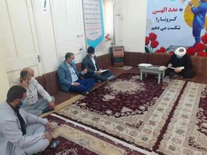 دیدارسالمندان کارون با امام جمعه شهرستان