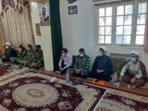 دیدار فرمانده و مسئول عقیدتی سیاسی تیپ 192 زرهی اهواز با امام جمعه کارون