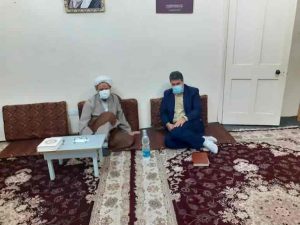 دیدار رئیس بیمارستان سینا با امام جمعه کارون