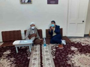 دیدار رئیس بیمارستان سینا با امام جمعه کارون