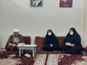 دیدارفرماندار و مسئول کتابخانه های شهرستان با امام جمعه