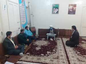 جلسه معرفی مسئول مداحان بسیج کارون