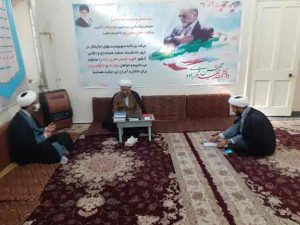جلسه مسئول سازمان تبلیغات با امام جمعه