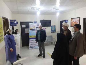 حضور امام جمعه کارون دربیمارستان سینا و شبکه بهداشت و درمان شهرستان