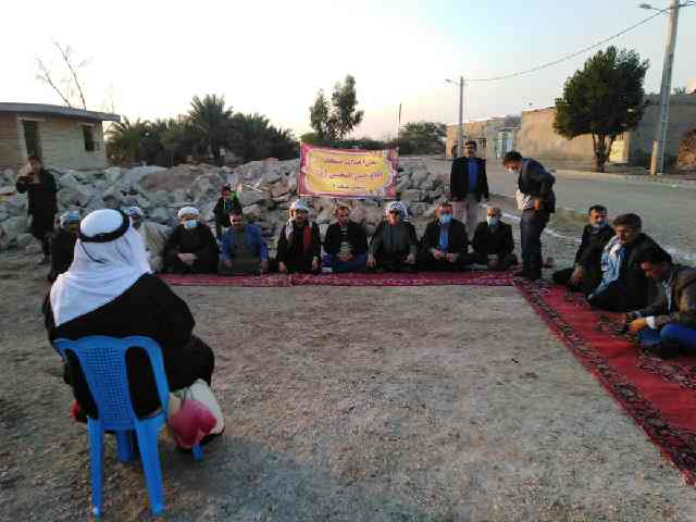آئین کلنگ زنی مسجد امام حسن مجتبی (ع) در روستای حنیطیه