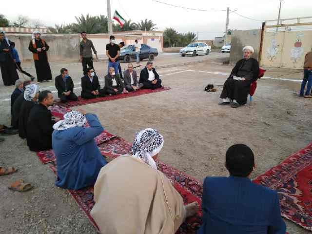 آئین کلنگ زنی مسجد امام حسن مجتبی (ع) در روستای حنیطیه