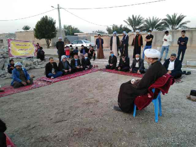 آئین کلنگ زنی مسجد امام حسن مجتبی (ع) در روستای حنیطیه