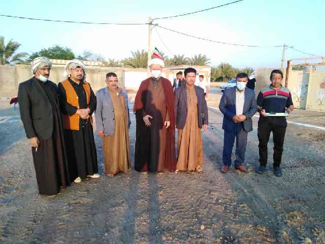 آئین کلنگ زنی مسجد امام حسن مجتبی (ع) در روستای حنیطیه