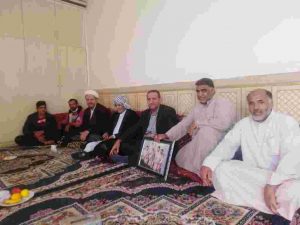 دیدار امام جمعه با رزمنده 8سال دفاع مقدس در روستای مروران