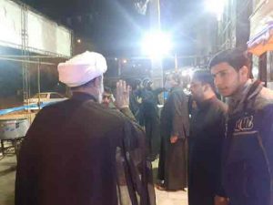 بازدید امام جمعه کارون ازمحل پخت و اطعام فاطمیه در شهرستان