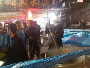 بازدید امام جمعه کارون ازمحل پخت و اطعام فاطمیه در شهرستان