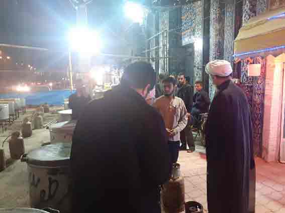 بازدید امام جمعه کارون ازمحل پخت و اطعام فاطمیه در شهرستان