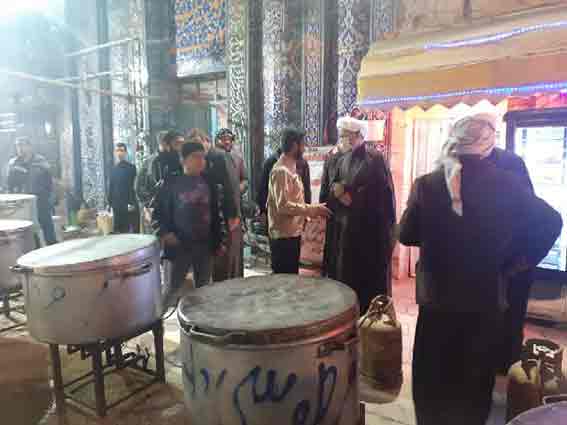 بازدید امام جمعه کارون ازمحل پخت و اطعام فاطمیه در شهرستان