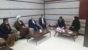 دیدار فرماندار و امام جمعه کارون با معاون اول رئیس جمهور و وزیر نفت
