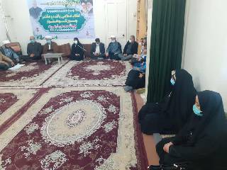 دیدار فرماندار و مسئولین ادارات با امام جمعه کارون به مناسبت دهه فجر