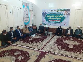 دیدار فرماندار و مسئولین ادارات با امام جمعه کارون به مناسبت دهه فجر