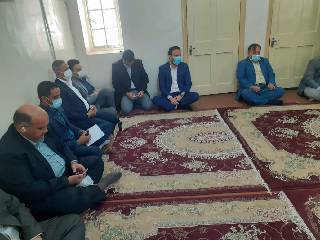 دیدار فرماندار و مسئولین ادارات با امام جمعه کارون به مناسبت دهه فجر