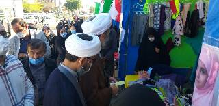 نمایشگاه عفاف وحجاب در فرهنگسرای مهدیه کوت عبدالله افتتاح شد