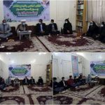 دیدار مسئول وپرسنل اداره آموزش وپرورش ونخبگان ورزشی با امام جمعه کارون به مناسبت دهه فجر
