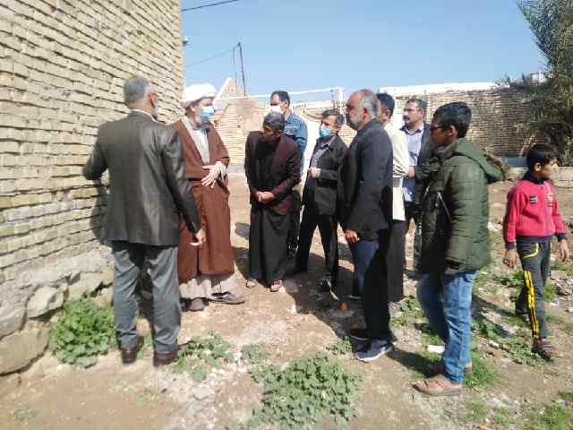 پیگیری رفع مشکلات اهالی روستای ام البنین توسط امام جمعه محترم کارون