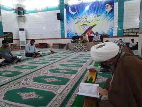 حضور امام جمعه در محفل قرآنی مسجد قبا کانتکس و مسجد امام حسین (ع) اسلام آیاد
