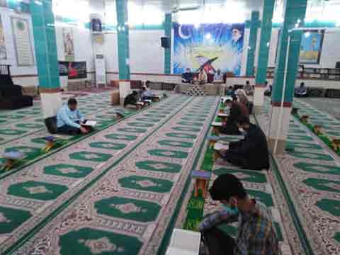 حضور امام جمعه در محفل قرآنی مسجد قبا کانتکس و مسجد امام حسین (ع) اسلام آیاد