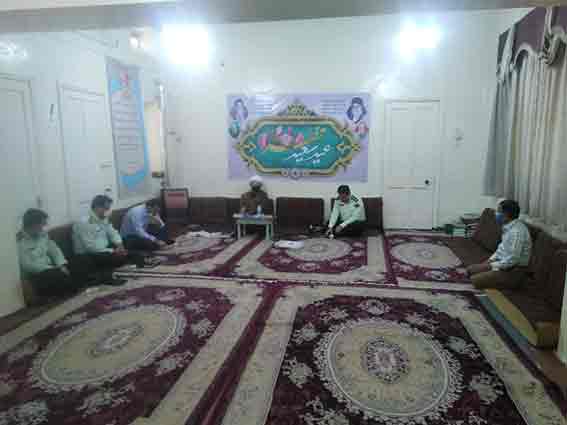 دیدار عیدانه فرمانده نیروی انتظامی با امام جمعه کارون