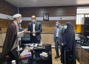 دیدارامام جمعه و فرماندار بارئیس و قضات دادگستری کارون