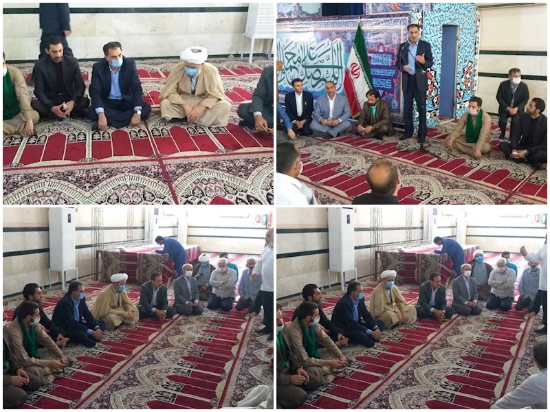 نشست مردمی رئیس مجمع نمایندگان استان و امام جمعه کارون با مردم