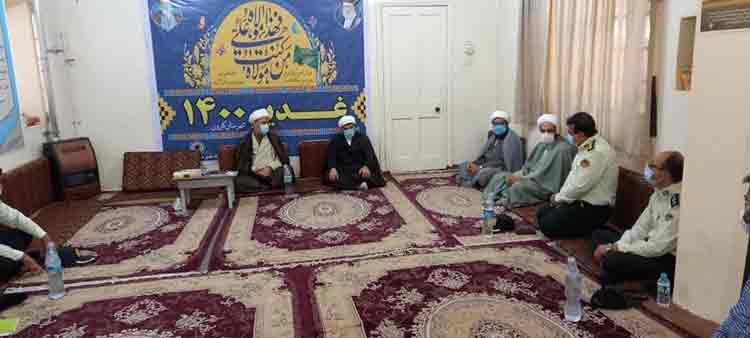 دیدار مسئول عقیدتی سیاسی نیروی انتظامی استان با امام جمعه کارون